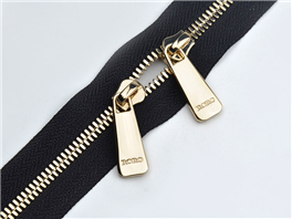 NO.5 Corn Teeth Two-Way Metal Long Chain Zipper